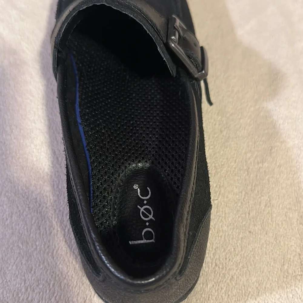 BOC Erna Black slip on shoes/loafers